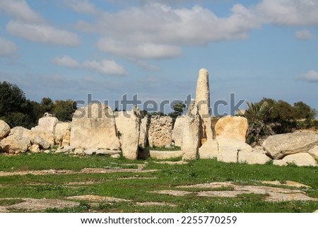 Hagar Qim temple complex on Malta 