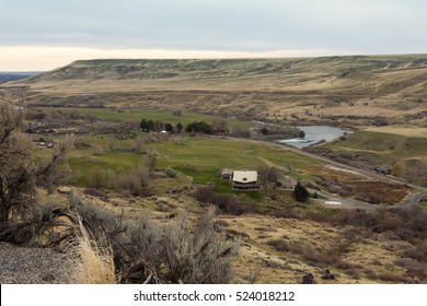 Hagerman Fossil Beds Area In Snake River Valley, Idaho