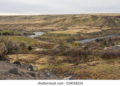 Hagerman Fossil Beds Area In Snake River Valley, Idaho