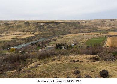 Hagerman Fossil Beds Area In Snake River Valley, Idaho