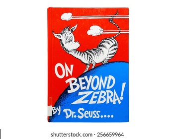 HAGERSTOWN, MD - FEBRUARY 26, 2015: Image Of On Beyond Zebra Book By Dr. Seuss. Dr. Seuss Is Widely Know For His Children's Books.