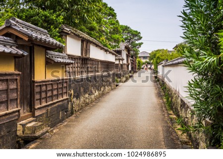 Hagi, Japan former castle town streets. [[stock_photo]] © 
