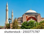 Hagia Sophia Grand Mosque in center of Istanbul, Turkey