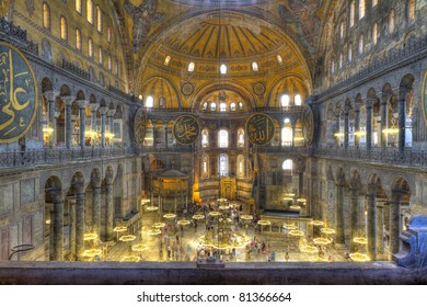 Hagia Sophia Interior Istanbul Turkey