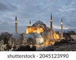 Hagia Sophia Mosque in Instanbul, Turkey.