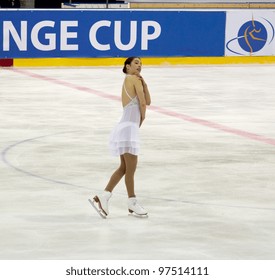 THE HAGUE - MARCH 10: American Alissa Czisny Finishes Her Free Program At The Challenge Cup, Figure Skating Competition On March 10, 2012 In The Hague, The Netherlands