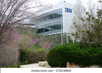 HAIFA, ISRAEL - CIRCA APRIL 2020: View Of IBM Office Building