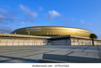 Haifa, Israel - October 2020: View On Sammy Ofer Stadium