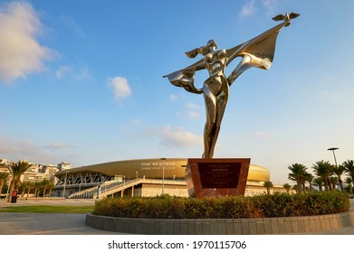 Haifa, Israel - October 2020: View On Sammy Ofer Stadium