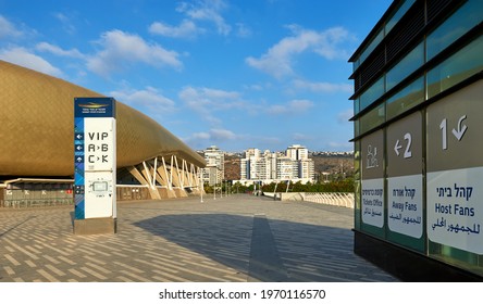 Haifa, Israel - October 2020: View At Sammy Ofer Stadium