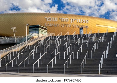 Haifa, Israel - October 2020: View On Sammy Ofer Stadium