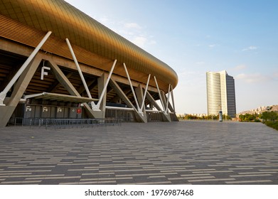 Haifa, Israel - October 2020: View On Sammy Ofer Stadium