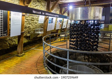 HAIGERLOCH, GERMANY - AUGUST 31, 2019: Experimental Research Nuclear Reactor In Haigerloch, Part Of German Nuclear Programme During The WW2, Germany