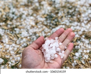 Hail From A Thunderstorm