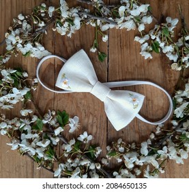 Hair Band With Embroidery. Baby Headband With Flowers.