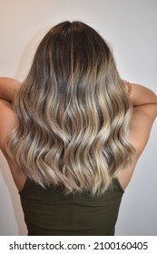 Hair Blonde Balayage Woman Beauty