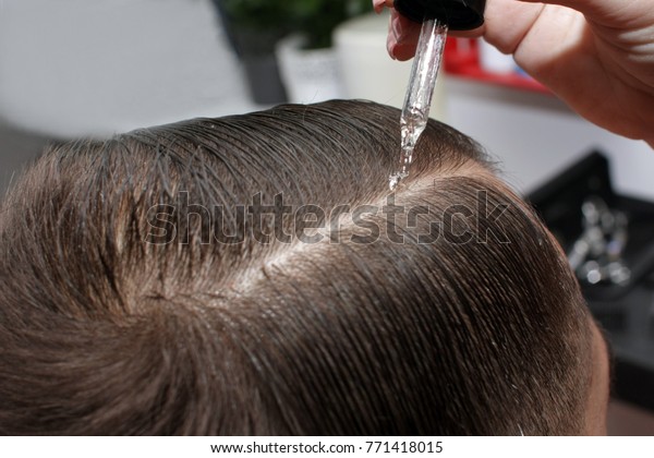 Hair Care Beauty Salon Mans Hair Stock Photo Edit Now 771418015