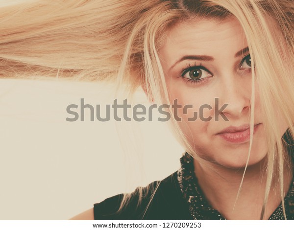 Hair Care Mistakes Bleaching Problems Concept Stock Photo Edit