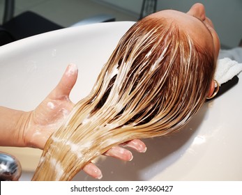 Hair Care In Modern Spa Salon