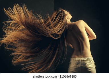 Woman Haircut Back Salon Images Stock Photos Vectors Shutterstock