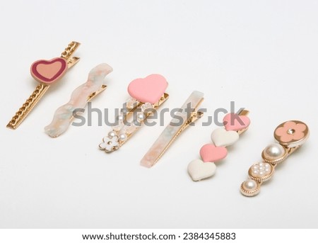 Hair clip white Background Photography and Creative Photography