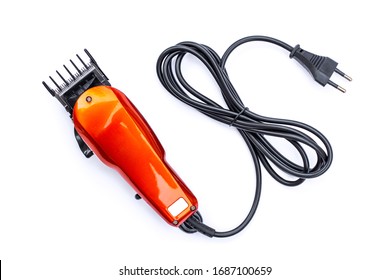 Hair clipper isolated on white background.