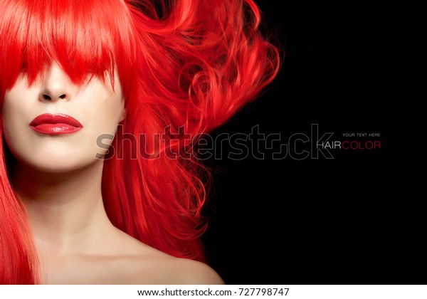 Hair Color Concept Young Redhaired Woman Stock Photo Edit Now