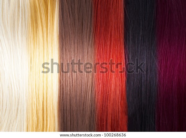 Hair Colors Palette Stock Photo (Edit Now) 100268636