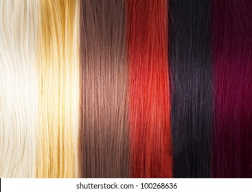 Similar Images, Stock Photos & Vectors of Hair Colors Palette. Dyed