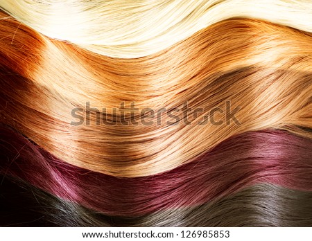hair colors palette hair texture の写真素材 今すぐ編集 126985853