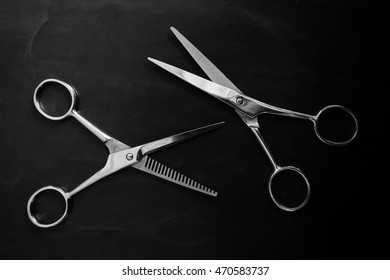 97,182 Hair Cut On Black Background Images, Stock Photos & Vectors ...