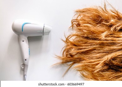 
Hair Dryer With Damaged Hair