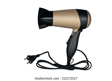 Hair Dryer Isolated On White