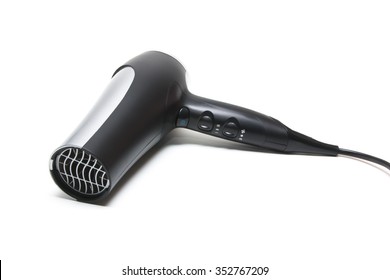 Hair Dryer Isolated On White