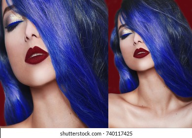 Silver Hair Dye Stock Photos Images Photography Shutterstock