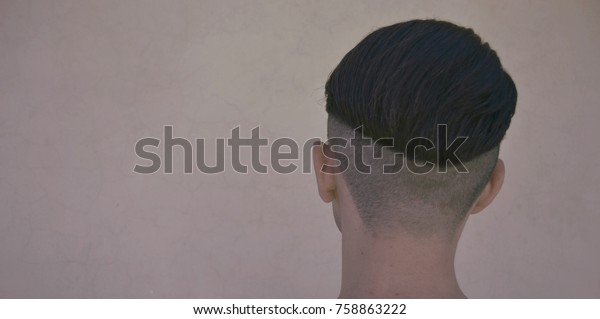 Hair Fade Back View Stock Photo Edit Now 758863222