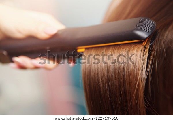 Hair iron
straightening beauty care salon
spa.