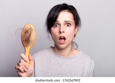 Hair Loss In Women, Hair On A Comb, Baldness