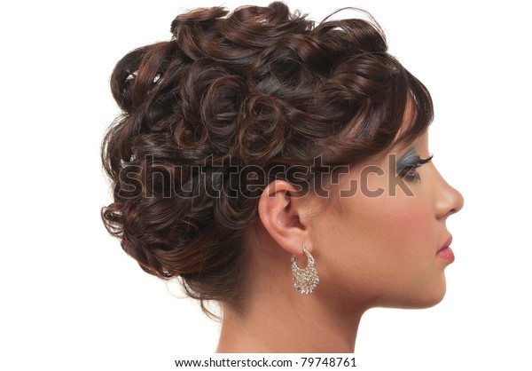 Hair Make Prom Wedding Party Stock Photo Edit Now 79748761