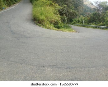 Hair Pin Bend Near Kottappara Hills Kerala