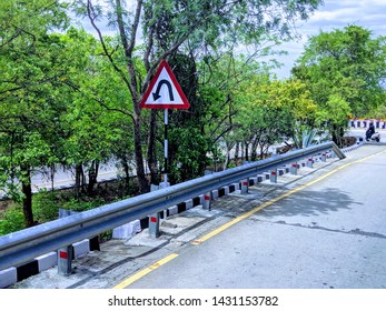 Hair Pin Bend On A Hill Station