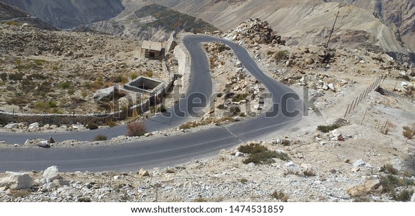 Hair Pin Curve Mountain Road Stock Photo Edit Now 1474531859