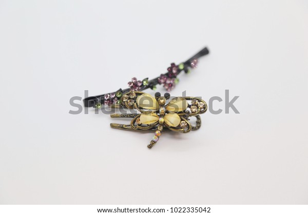 Hair Pin Dragonfly Stock Photo Edit Now 1022335042