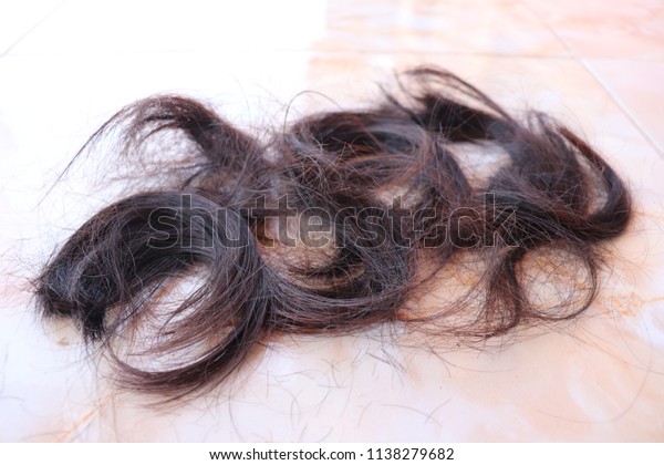 Hair Place Left On Floor There Stock Photo Edit Now 1138279682