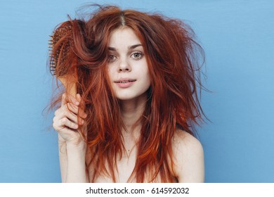 Hair Problem, Woman Tangled Hair