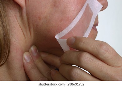 Hair Removal With A Cold Wax Strip