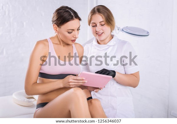 Hair Removal Young Blondehaired Professional Hair Stock Photo