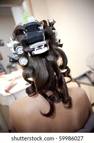 Hair In Rollers