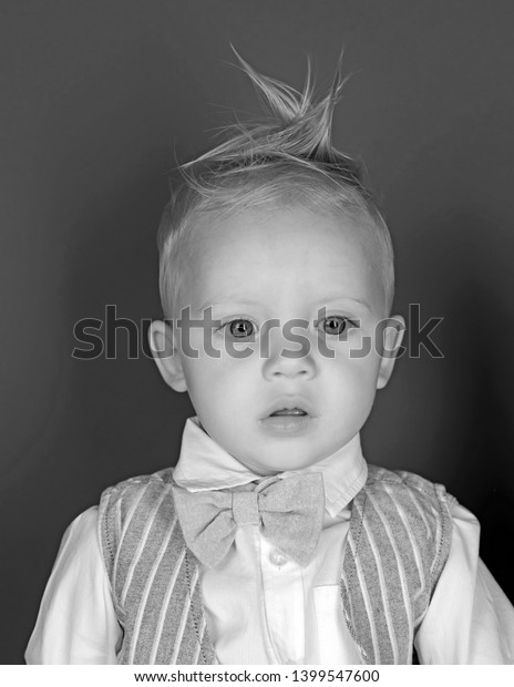 Hair Styling Products Small Boy Stylish Stock Photo Edit Now