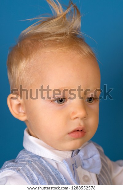 Hair Styling Products Small Child Messy Stock Photo Edit Now